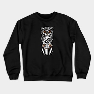 Skull Owl Crewneck Sweatshirt